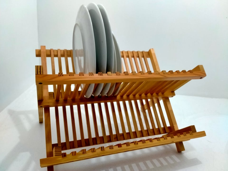 Wooden Dish Drainer (Medium)